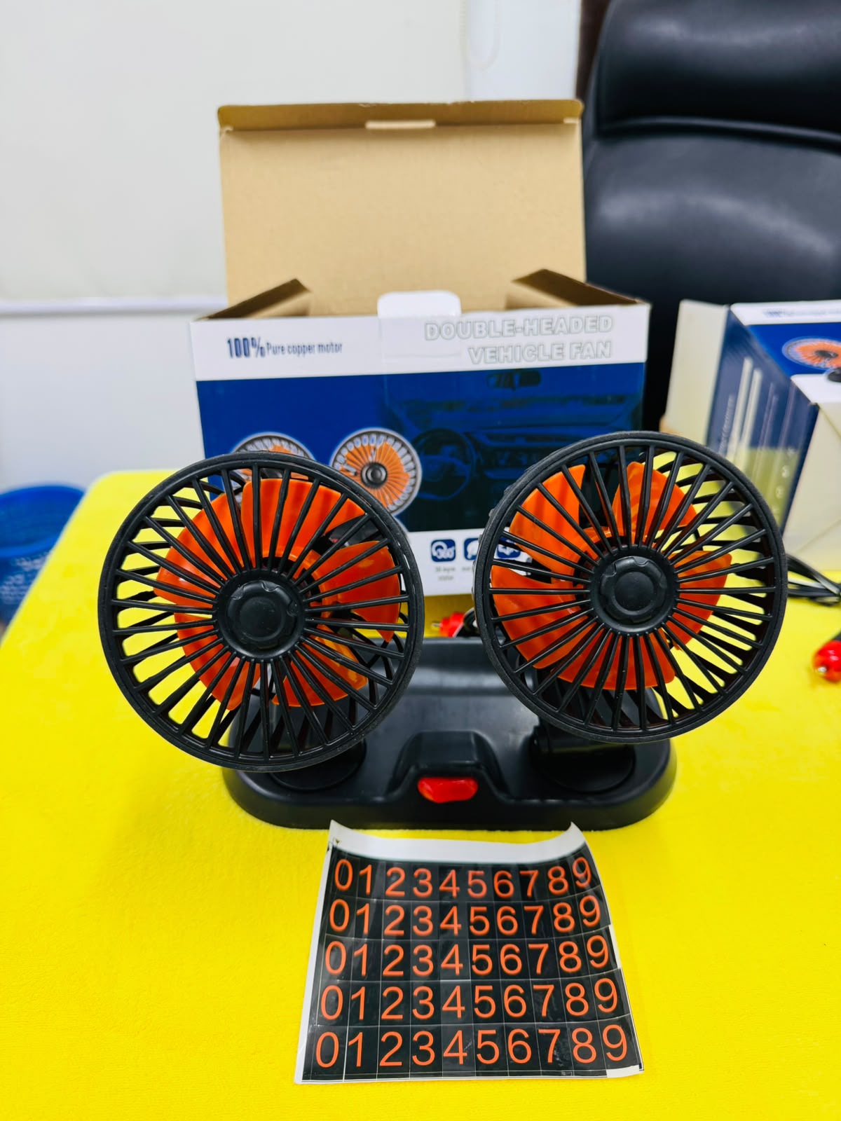 Double Head Car Fan (12V  and  24V)
